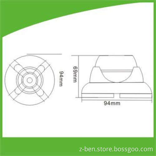 IR Speed Dome Camera with IR Distance of 20m and 1/3-inch Sony/Sharp CCD CMOS